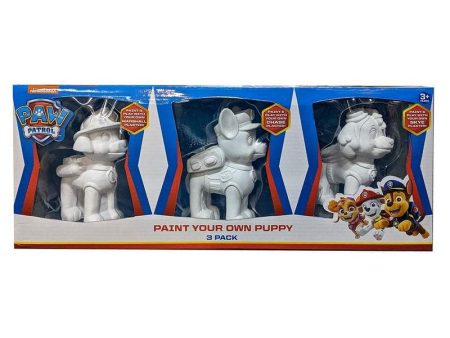 PAW PATROL PAINT YOUR OWN PUPPY - 3 PACK Online Sale