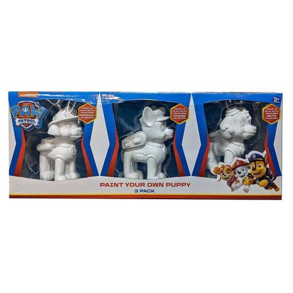 PAW PATROL PAINT YOUR OWN PUPPY - 3 PACK Online Sale