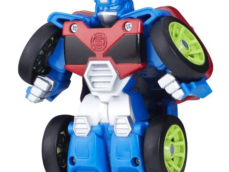 Playskool Heroes Transformers Rescue Bots Flip Racers Optimus Prime Online now