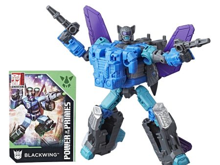 Transformers Generations Power of the Primes Deluxe Class Blackwing … For Sale