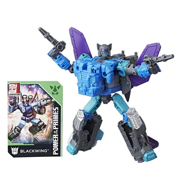 Transformers Generations Power of the Primes Deluxe Class Blackwing … For Sale