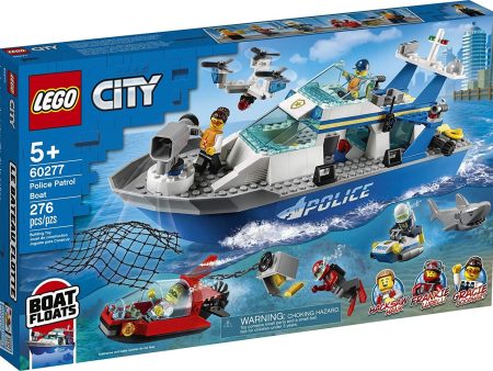 LEGO City Police Patrol Boat 60277 Building Kit Cheap