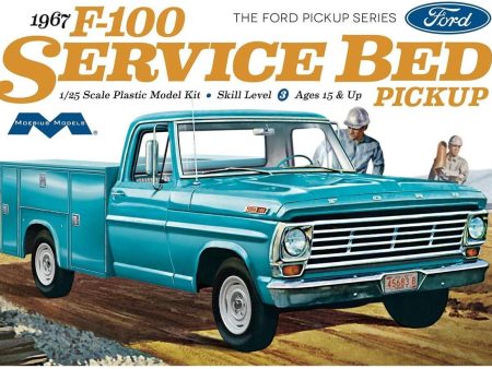 1 25 1967 Ford F100 Service Bed Pickup Model For Discount