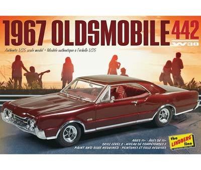 1 25 67 Oldsmobile 442 Model Online Hot Sale